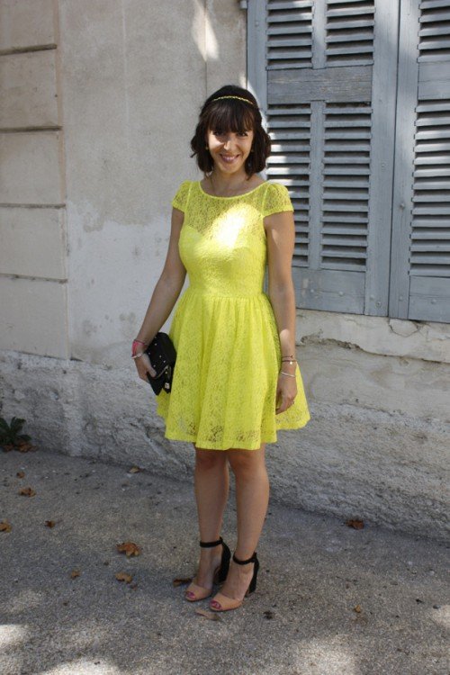 robe jaune