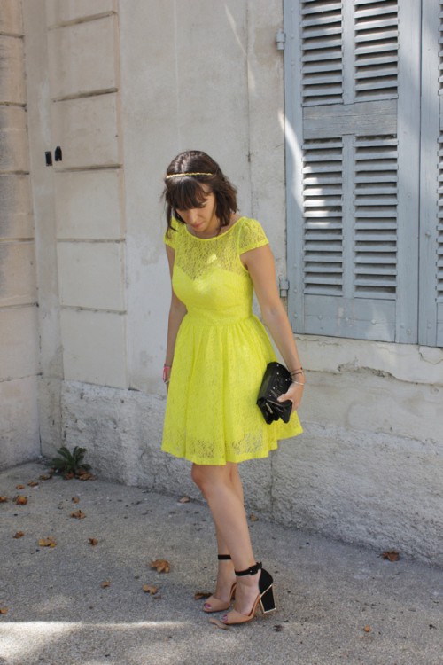 robe jaune