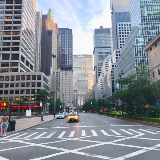 New york city street view