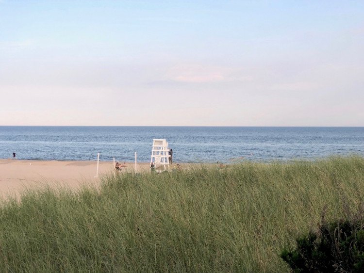 Les Hamptons, plages aux bord de Long Island Road