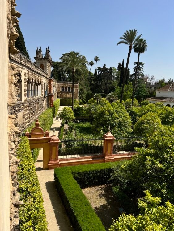 Séville Espagne jardin de l'alcazar