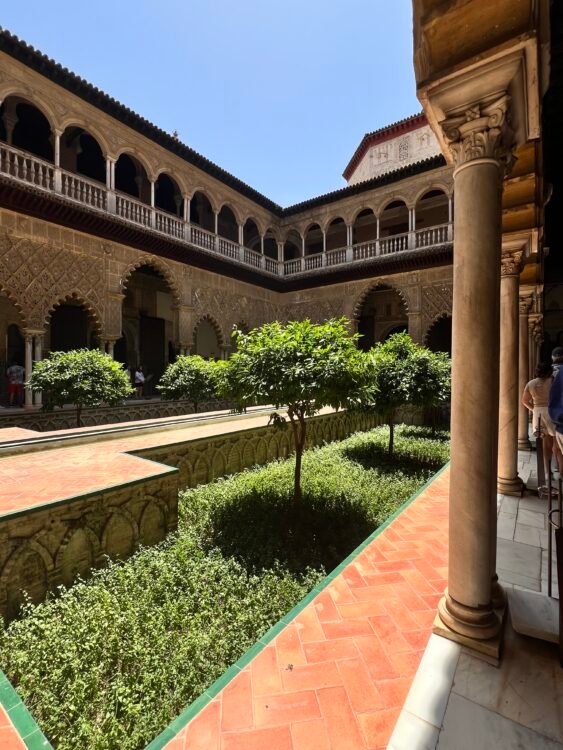 Séville Espagne jardin de l'alcazar